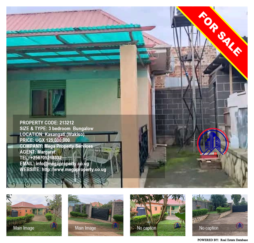 3 bedroom Bungalow  for sale in Kasangati Wakiso Uganda, code: 213212