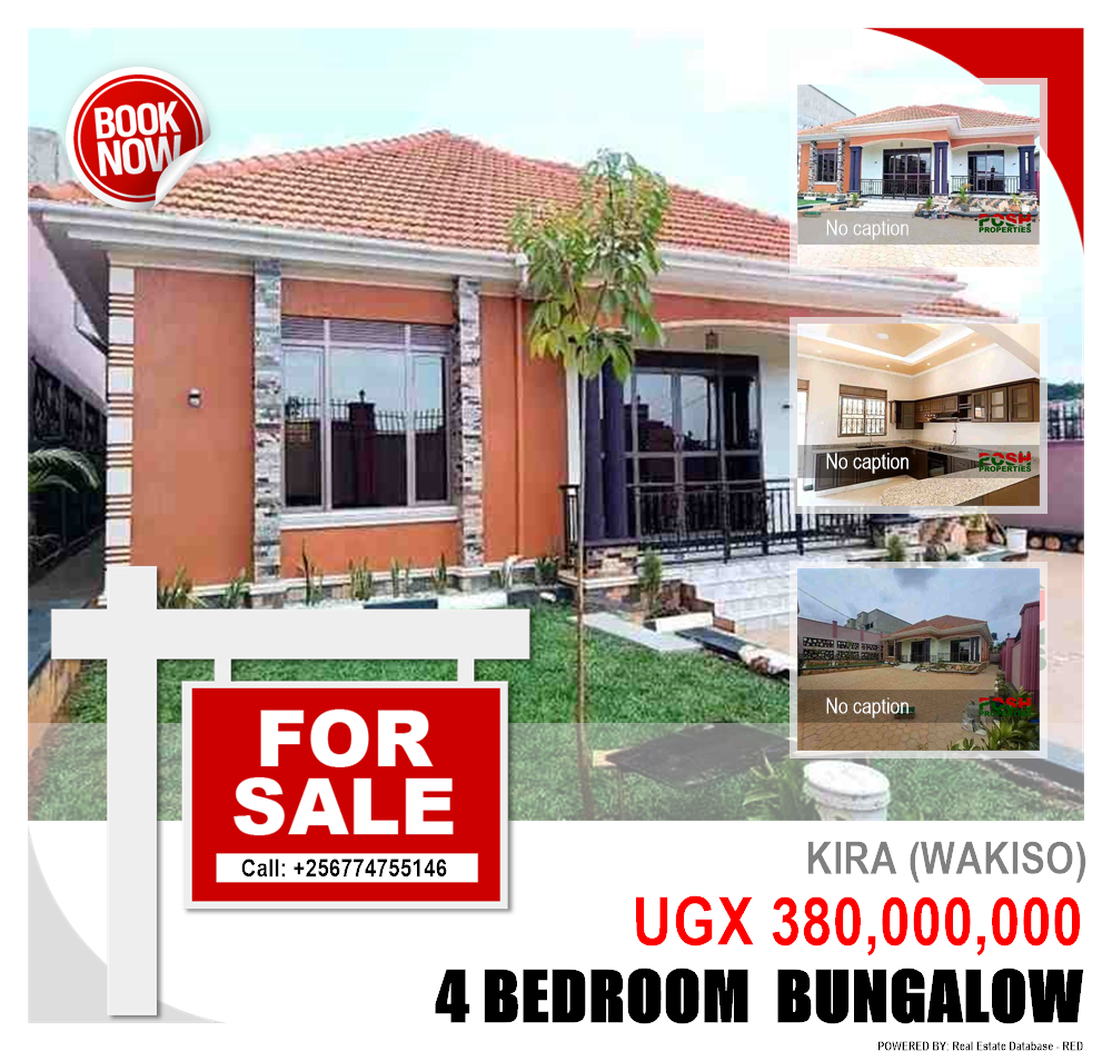 4 bedroom Bungalow  for sale in Kira Wakiso Uganda, code: 213226