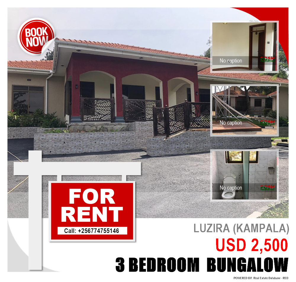 3 bedroom Bungalow  for rent in Luzira Kampala Uganda, code: 213236