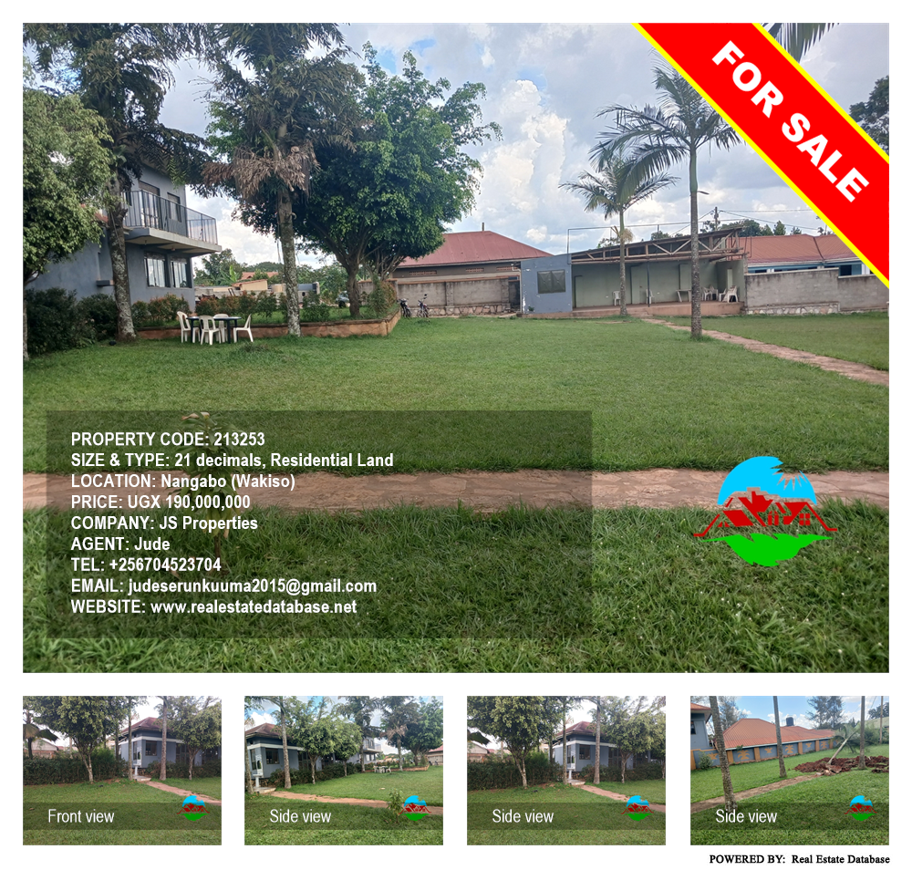 Residential Land  for sale in Nangabo Wakiso Uganda, code: 213253