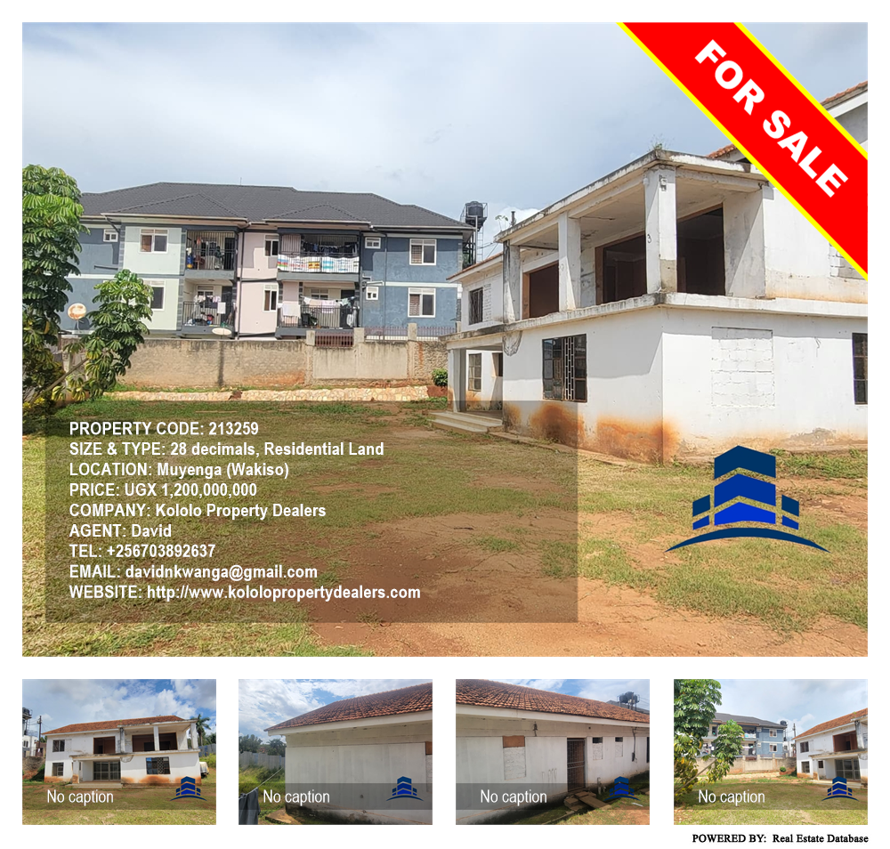 Residential Land  for sale in Muyenga Wakiso Uganda, code: 213259