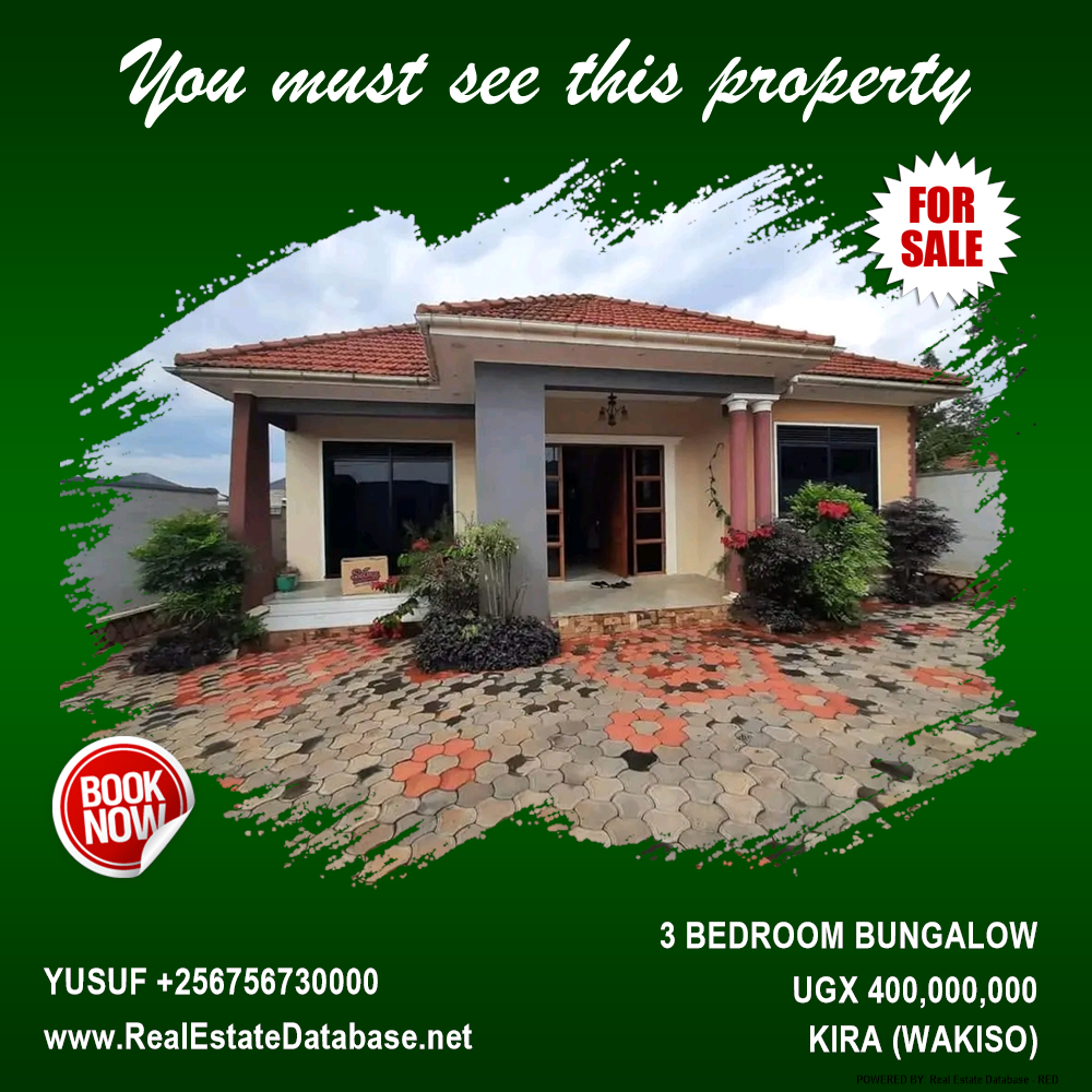 3 bedroom Bungalow  for sale in Kira Wakiso Uganda, code: 213261