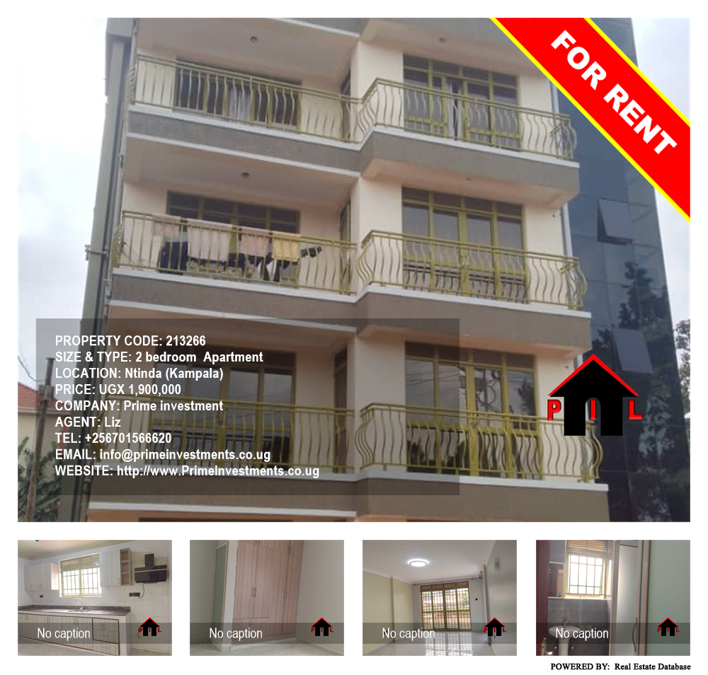 2 bedroom Apartment  for rent in Ntinda Kampala Uganda, code: 213266