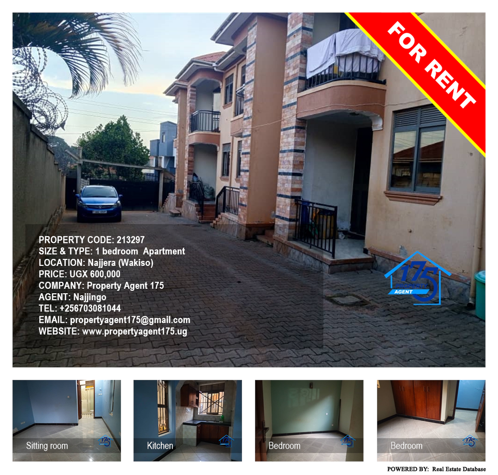 1 bedroom Apartment  for rent in Najjera Wakiso Uganda, code: 213297