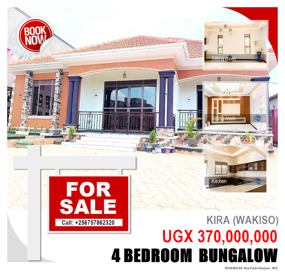 4 bedroom Bungalow  for sale in Kira Wakiso Uganda, code: 213402