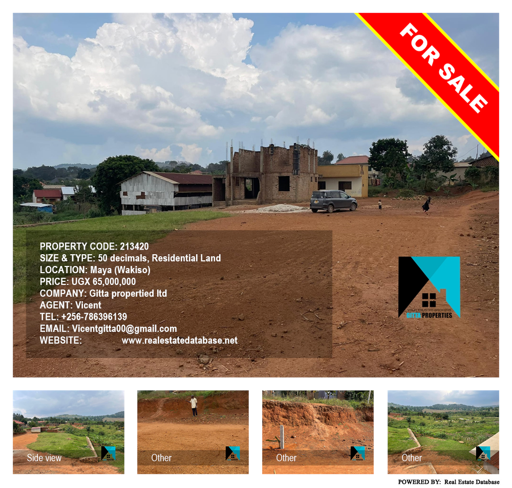 Residential Land  for sale in Maya Wakiso Uganda, code: 213420