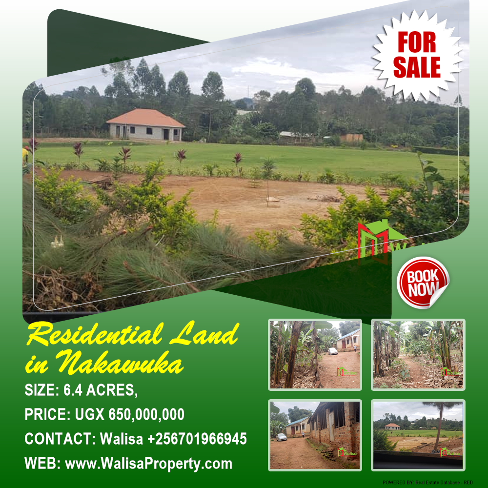 Residential Land  for sale in Nakawuka Wakiso Uganda, code: 213447