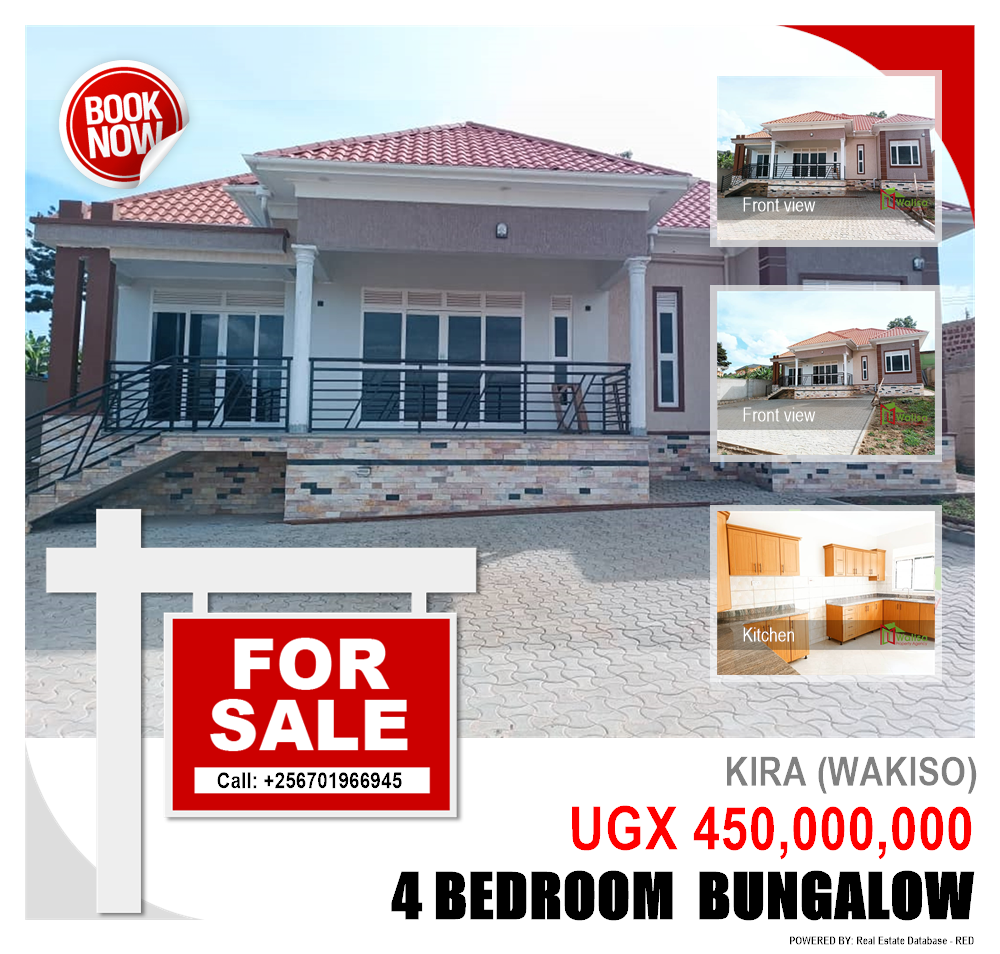 4 bedroom Bungalow  for sale in Kira Wakiso Uganda, code: 213473