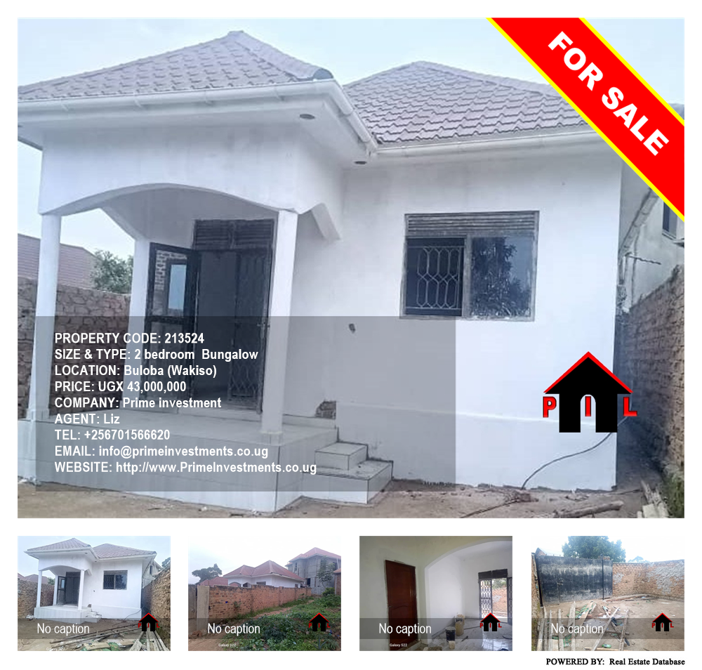 2 bedroom Bungalow  for sale in Buloba Wakiso Uganda, code: 213524