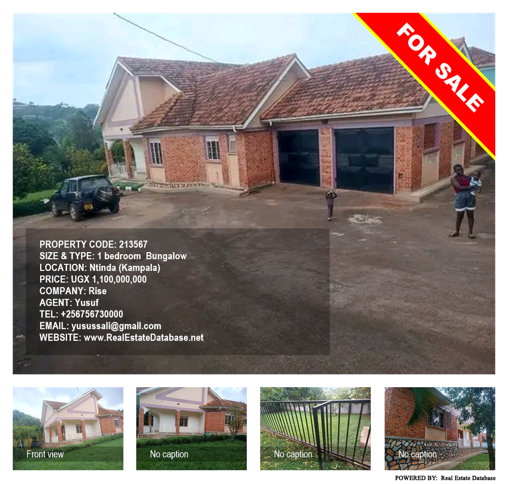 1 bedroom Bungalow  for sale in Ntinda Kampala Uganda, code: 213567