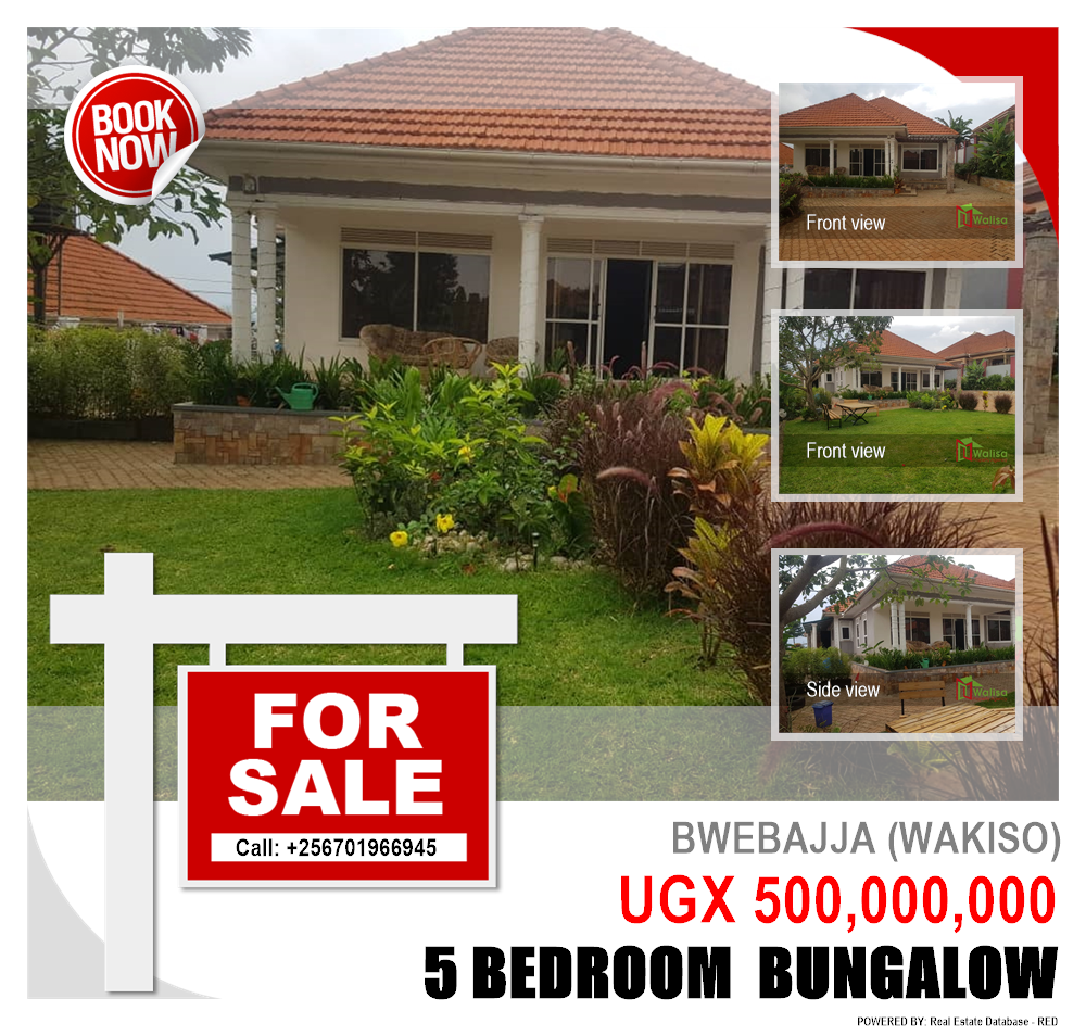 5 bedroom Bungalow  for sale in Bwebajja Wakiso Uganda, code: 213595