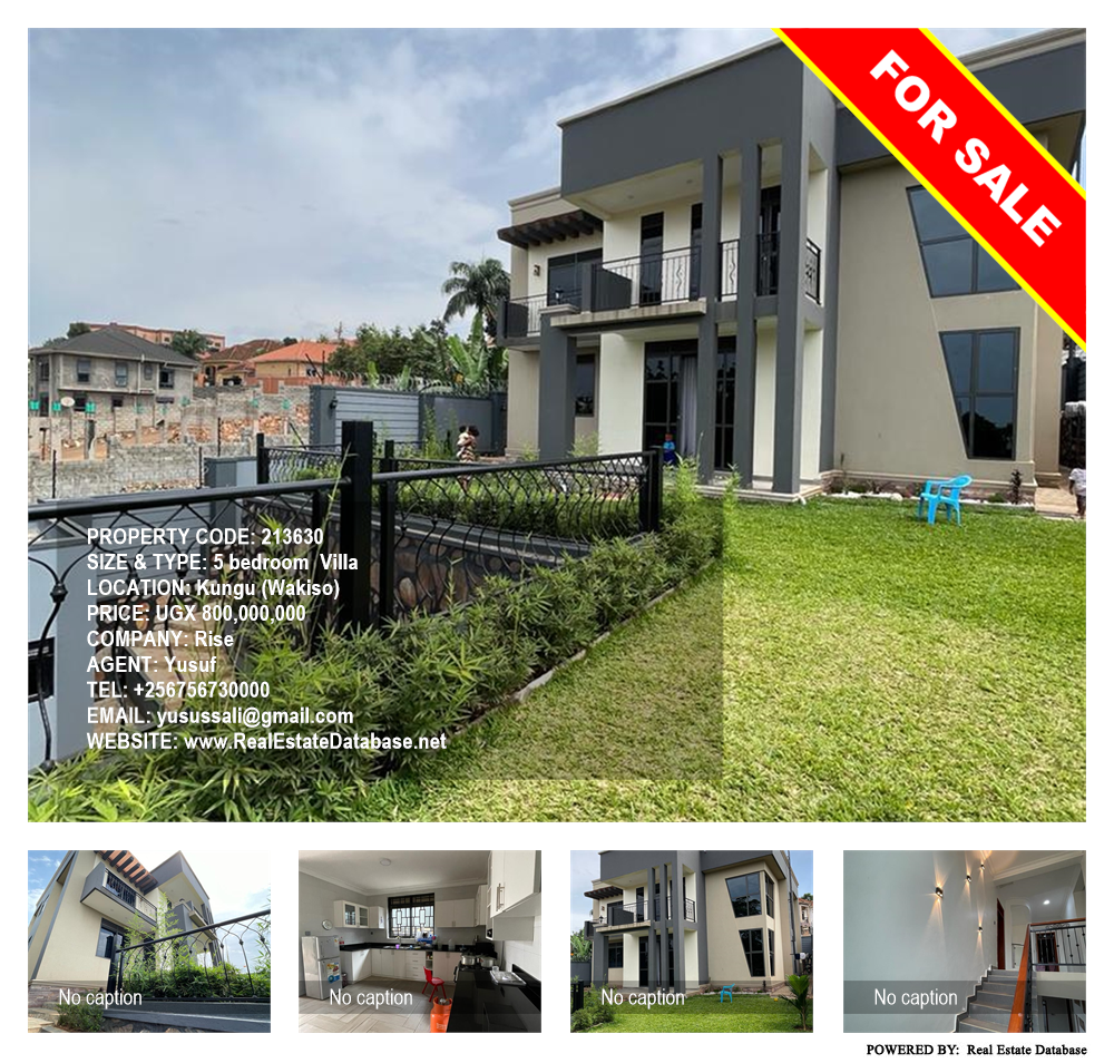 5 bedroom Villa  for sale in Kungu Wakiso Uganda, code: 213630