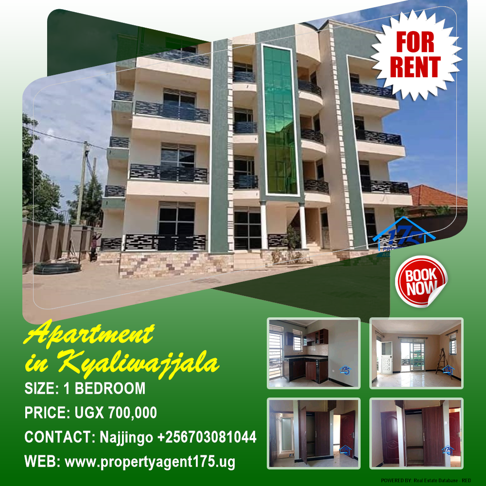 1 bedroom Apartment  for rent in Kyaliwajjala Wakiso Uganda, code: 213689