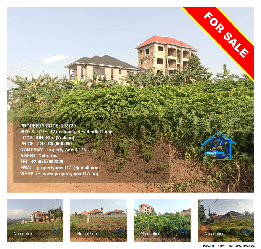 Residential Land  for sale in Kira Wakiso Uganda, code: 213730