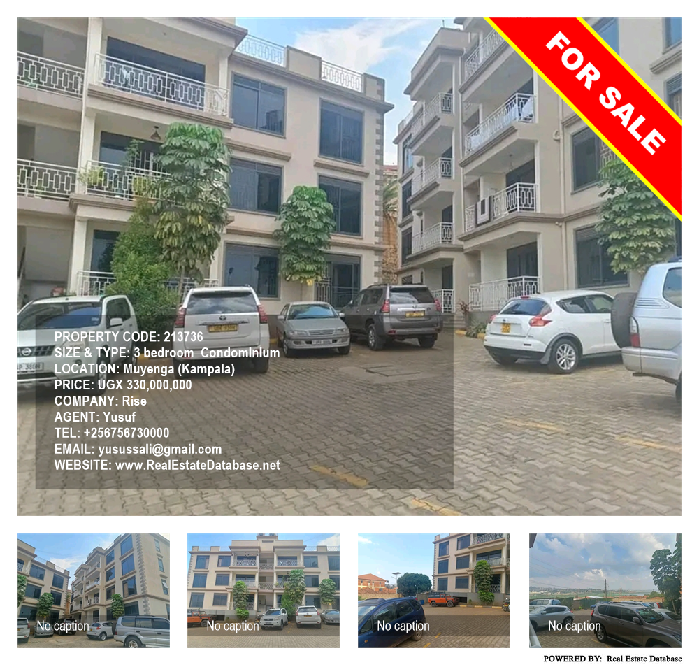 3 bedroom Condominium  for sale in Muyenga Kampala Uganda, code: 213736