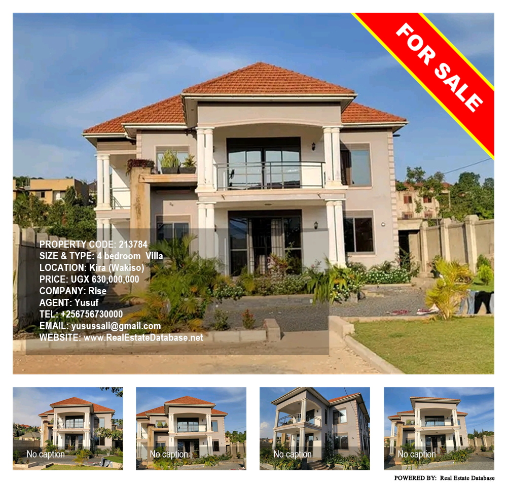 4 bedroom Villa  for sale in Kira Wakiso Uganda, code: 213784