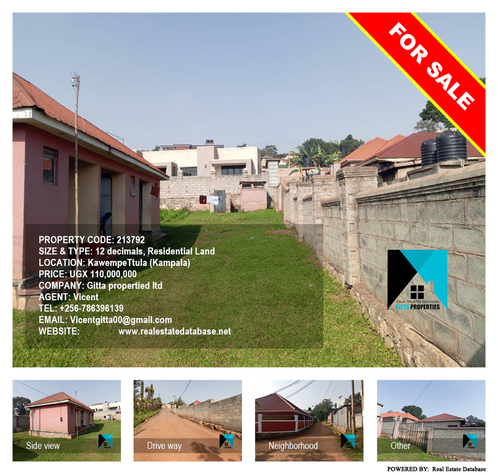 Residential Land  for sale in KawempeTtula Kampala Uganda, code: 213792