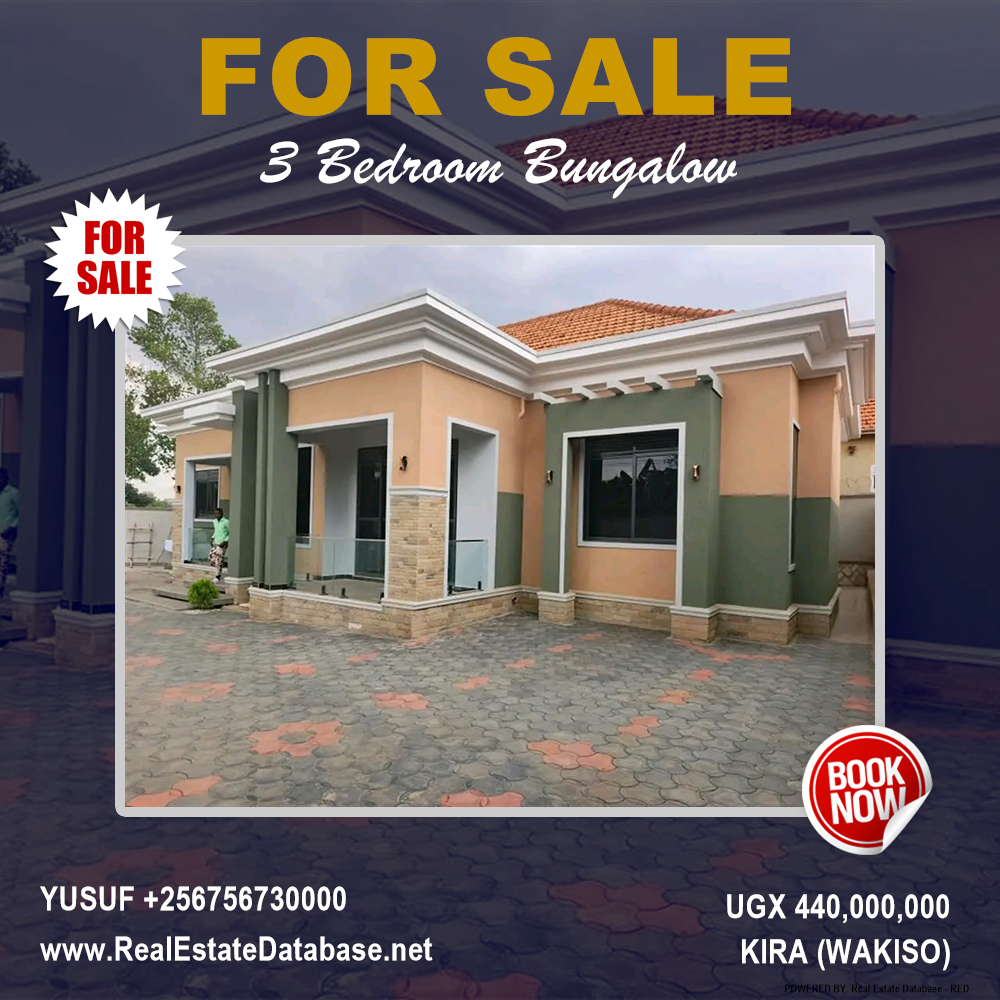 3 bedroom Bungalow  for sale in Kira Wakiso Uganda, code: 213894