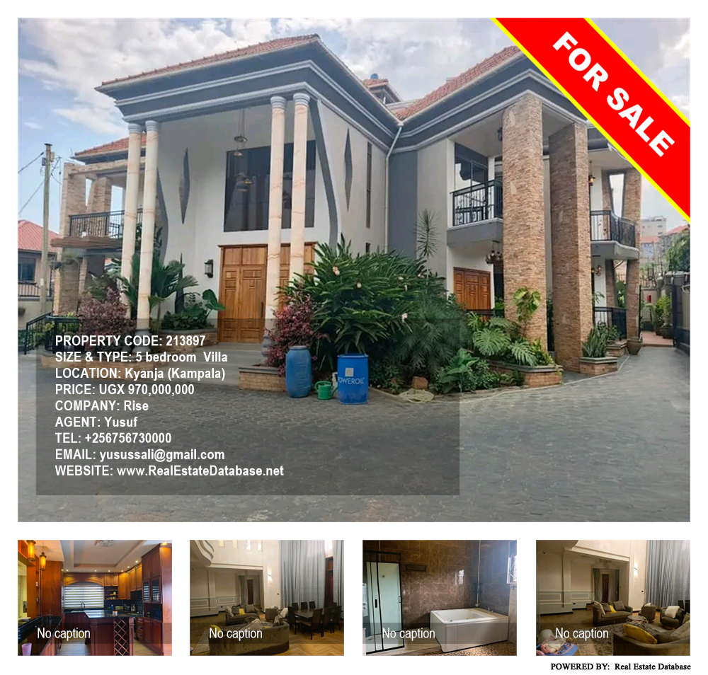 5 bedroom Villa  for sale in Kyanja Kampala Uganda, code: 213897