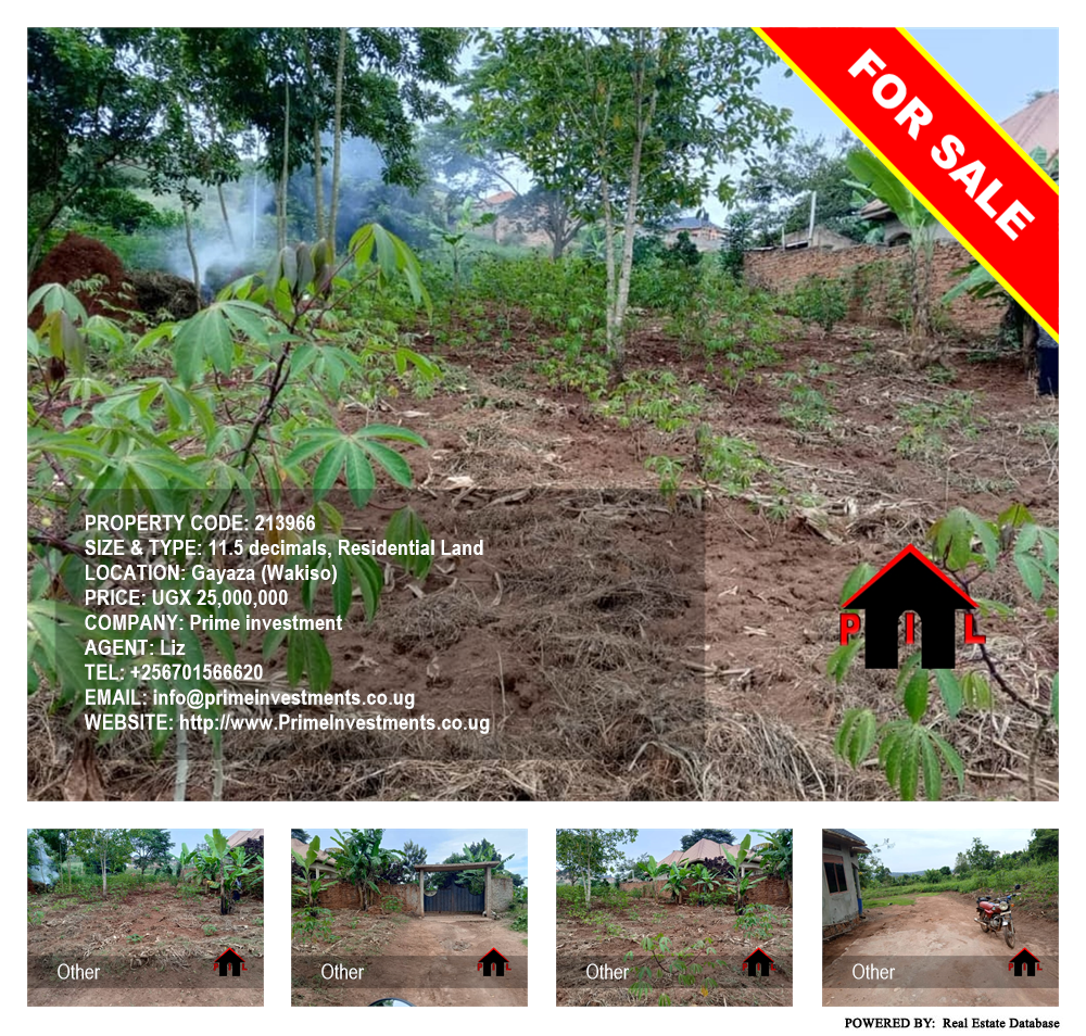 Residential Land  for sale in Gayaza Wakiso Uganda, code: 213966