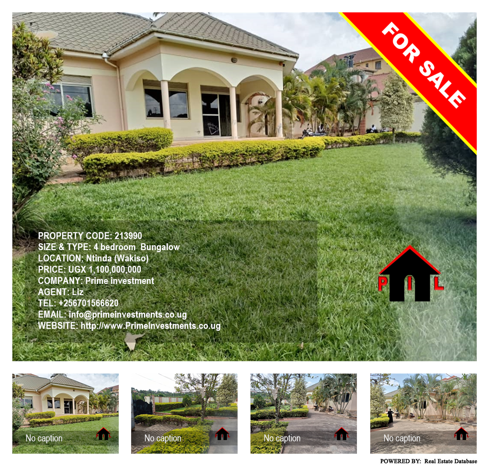 4 bedroom Bungalow  for sale in Ntinda Wakiso Uganda, code: 213990