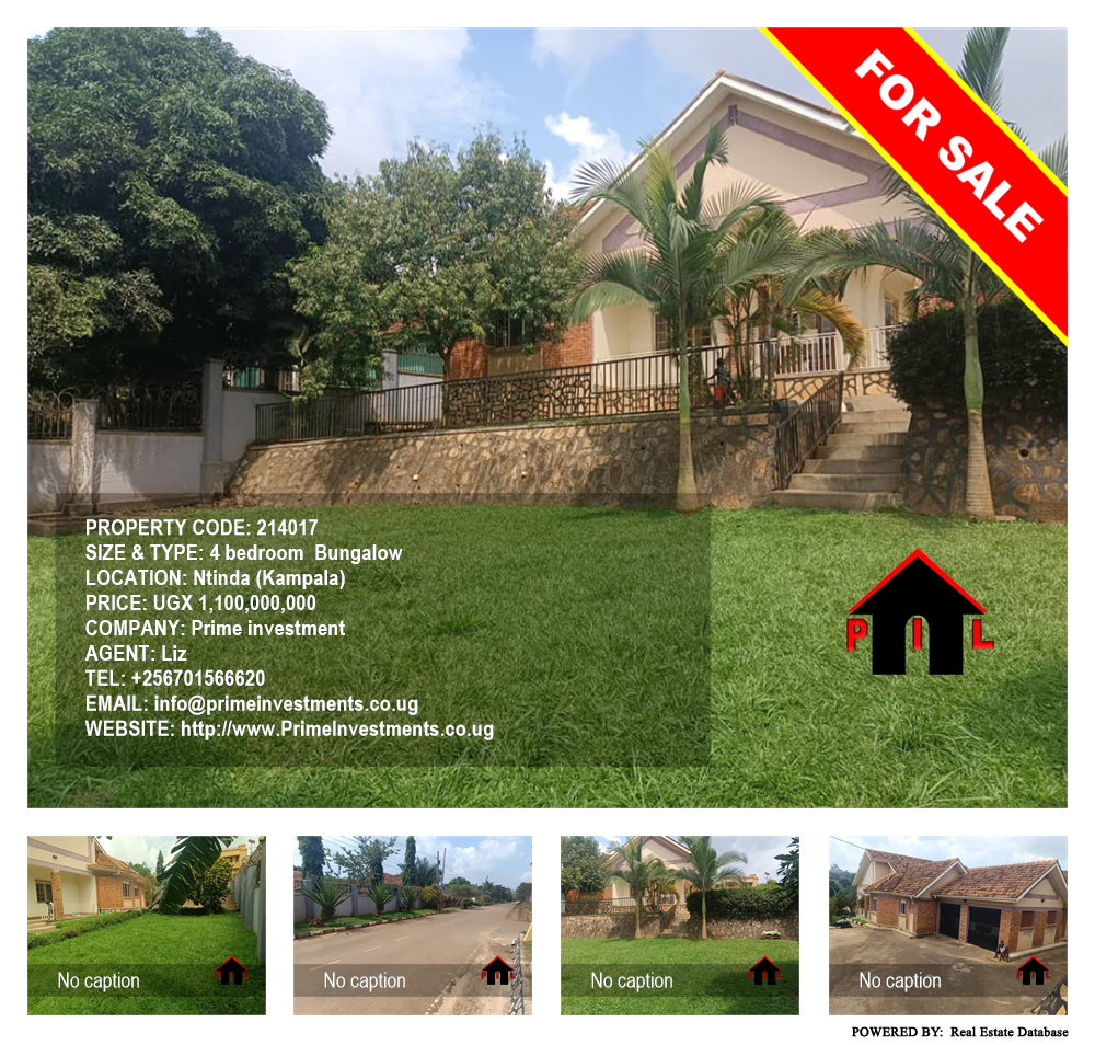 4 bedroom Bungalow  for sale in Ntinda Kampala Uganda, code: 214017