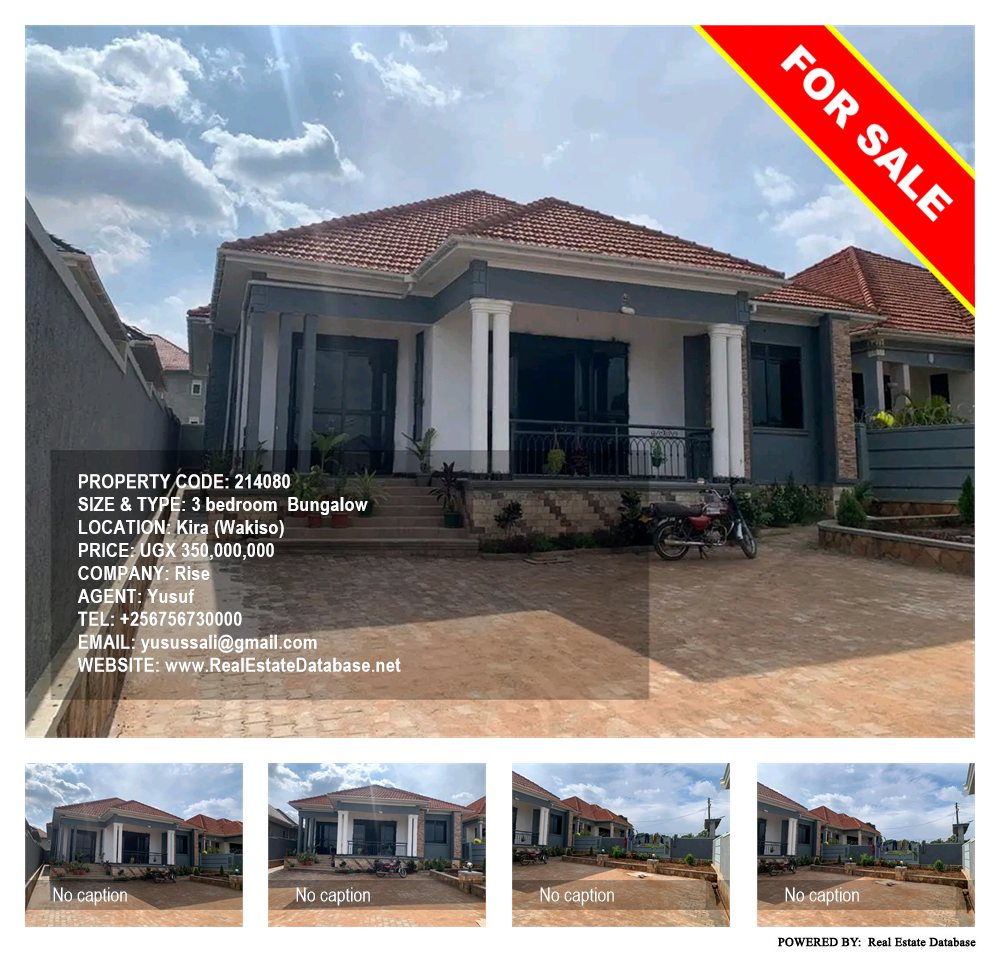 3 bedroom Bungalow  for sale in Kira Wakiso Uganda, code: 214080