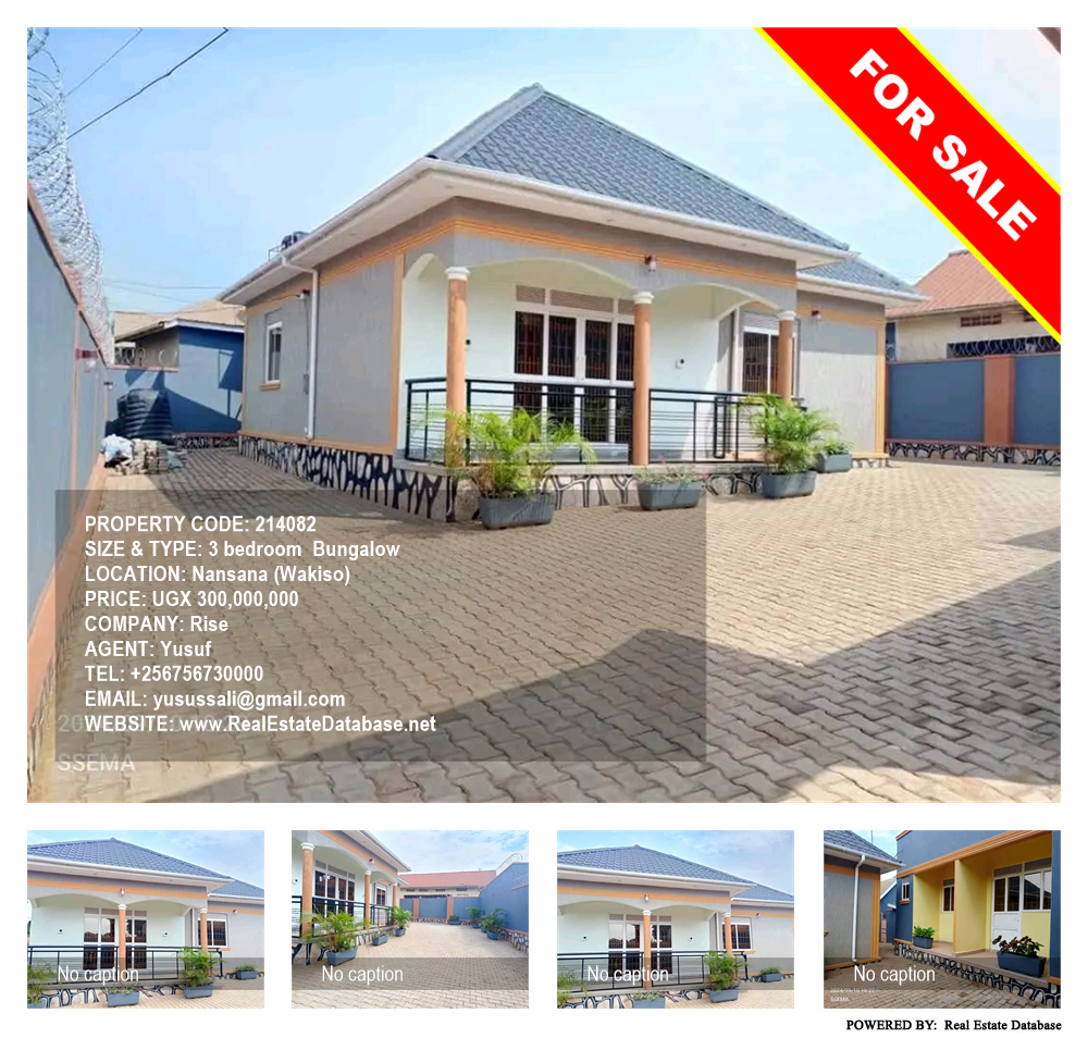 3 bedroom Bungalow  for sale in Nansana Wakiso Uganda, code: 214082