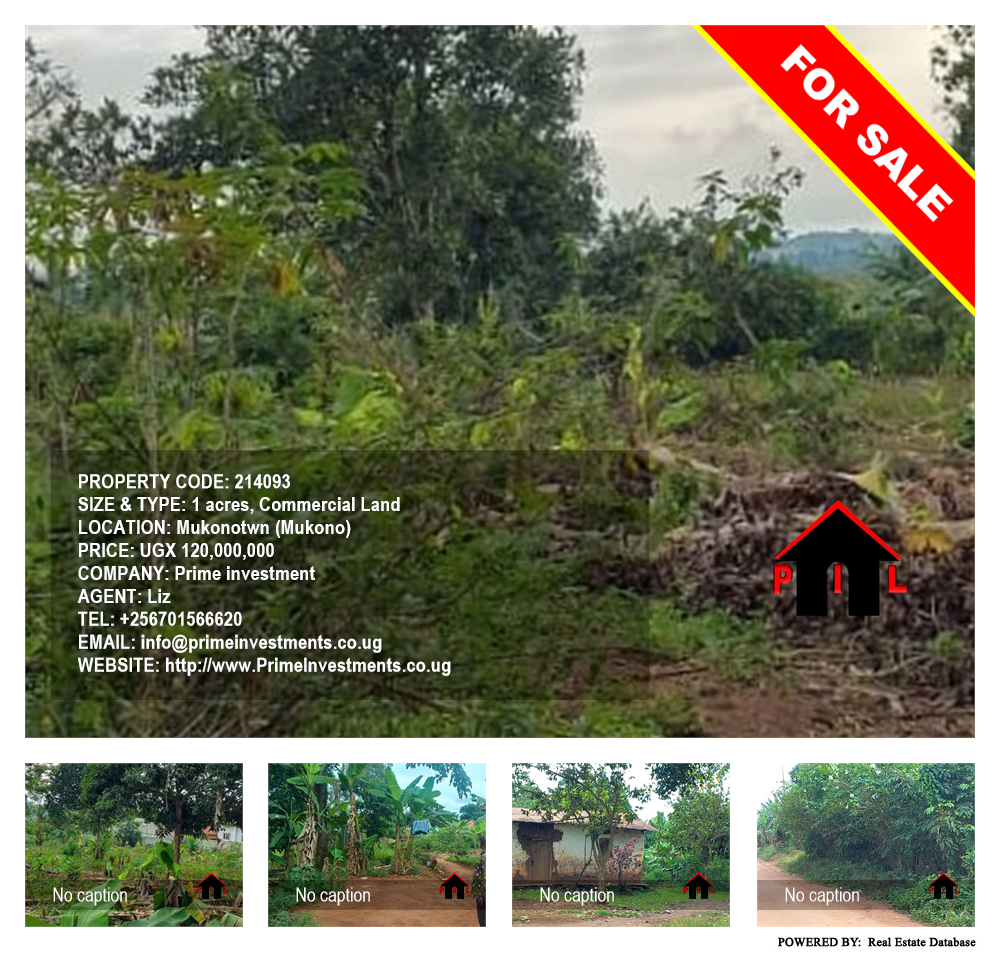 Commercial Land  for sale in Mukonotwn Mukono Uganda, code: 214093