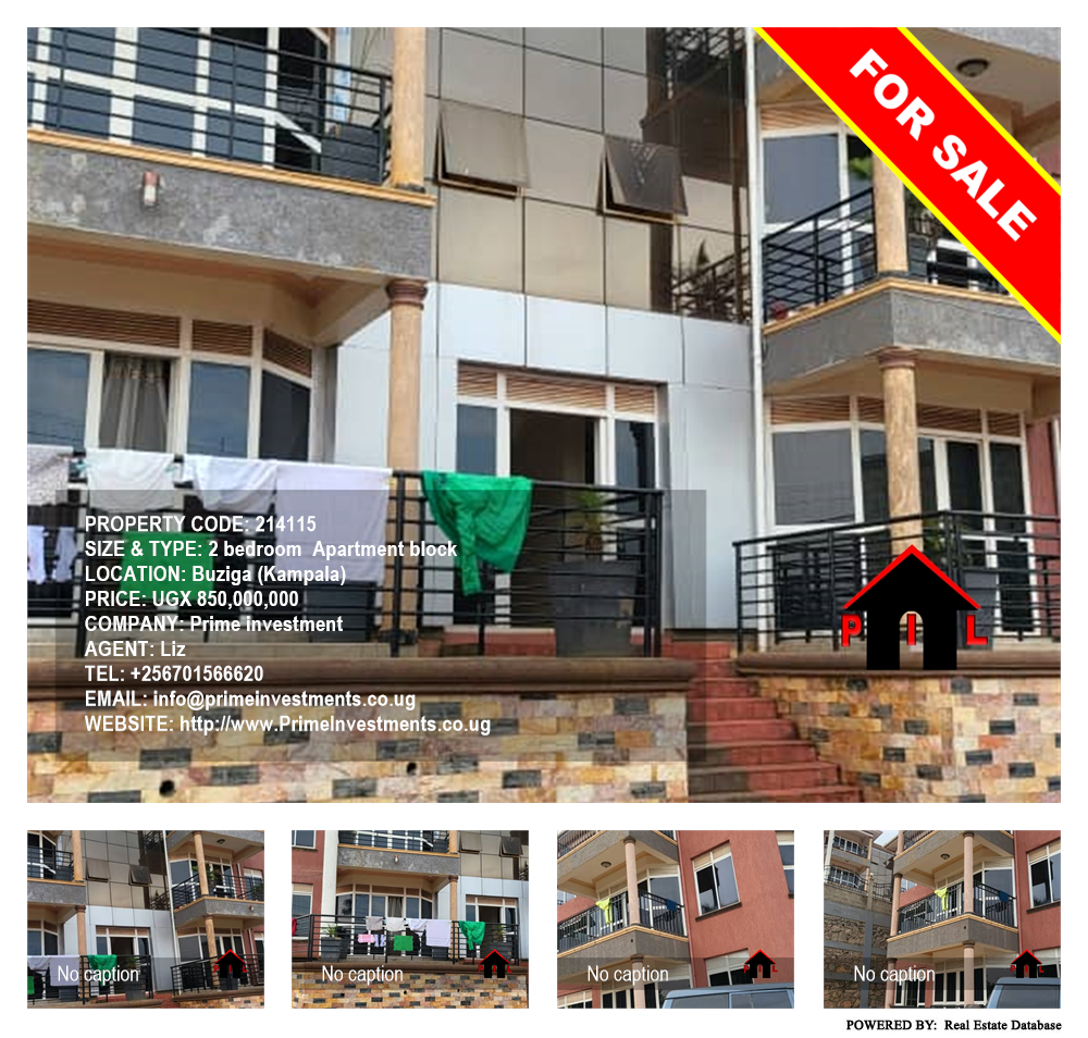 2 bedroom Apartment block  for sale in Buziga Kampala Uganda, code: 214115