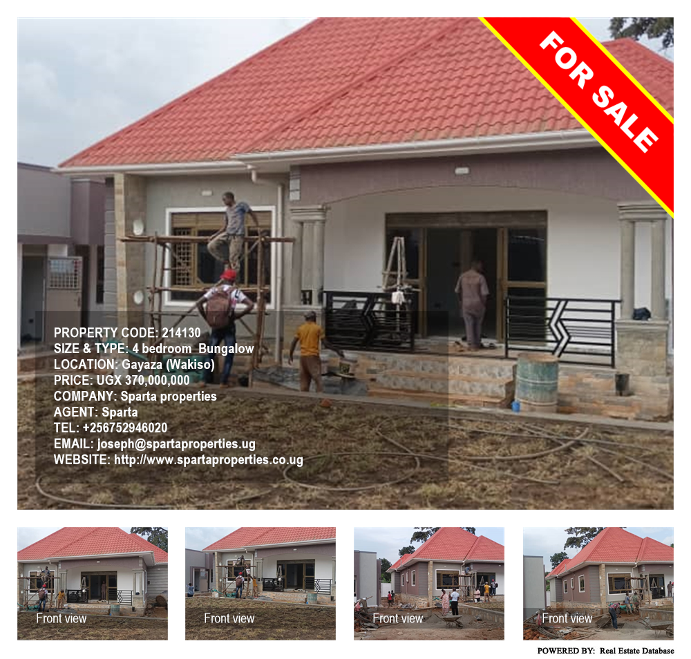 4 bedroom Bungalow  for sale in Gayaza Wakiso Uganda, code: 214130