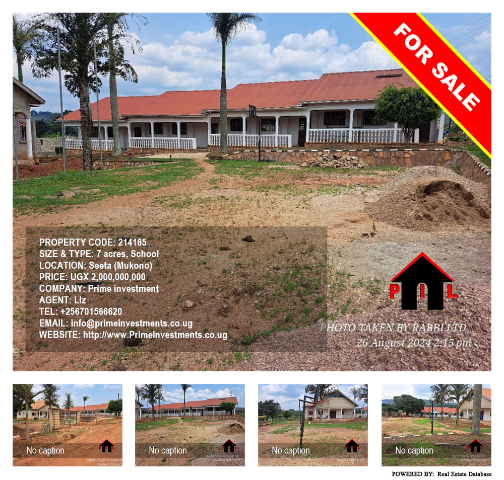 School  for sale in Seeta Mukono Uganda, code: 214165