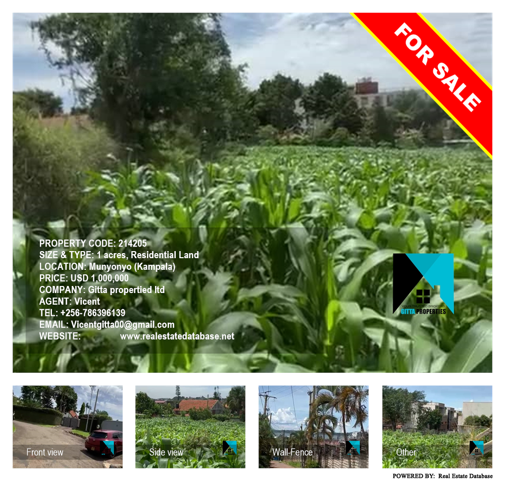 Residential Land  for sale in Munyonyo Kampala Uganda, code: 214205