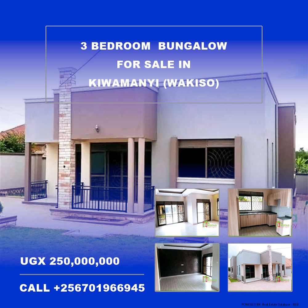 3 bedroom Bungalow  for sale in Kiwamanyi Wakiso Uganda, code: 214208