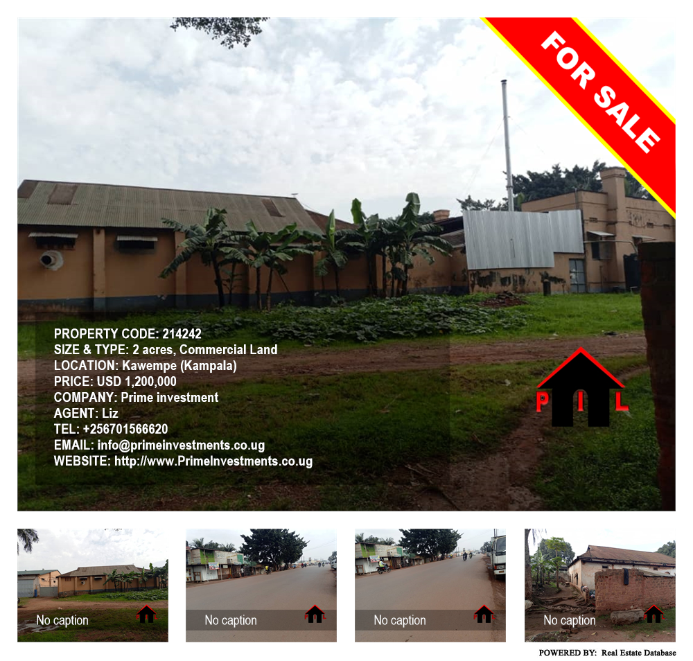 Commercial Land  for sale in Kawempe Kampala Uganda, code: 214242