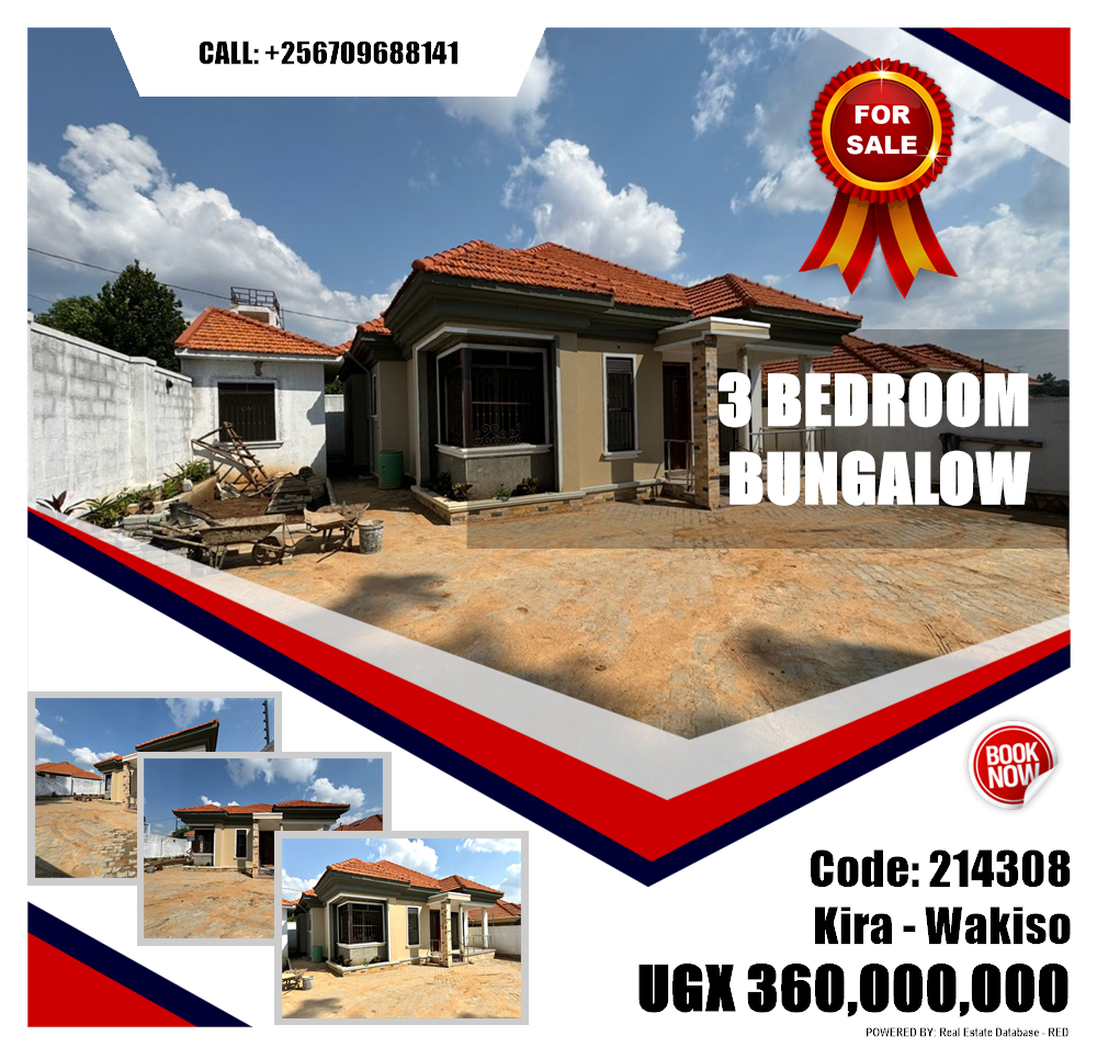 3 bedroom Bungalow  for sale in Kira Wakiso Uganda, code: 214308