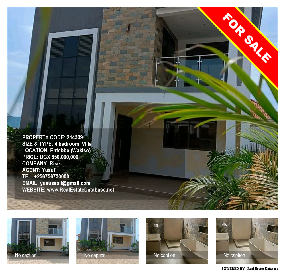 4 bedroom Villa  for sale in Entebbe Wakiso Uganda, code: 214339