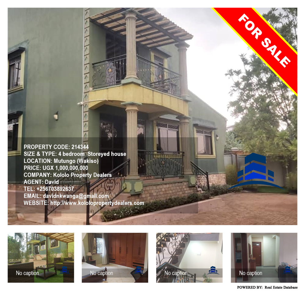 4 bedroom Storeyed house  for sale in Mutungo Wakiso Uganda, code: 214344