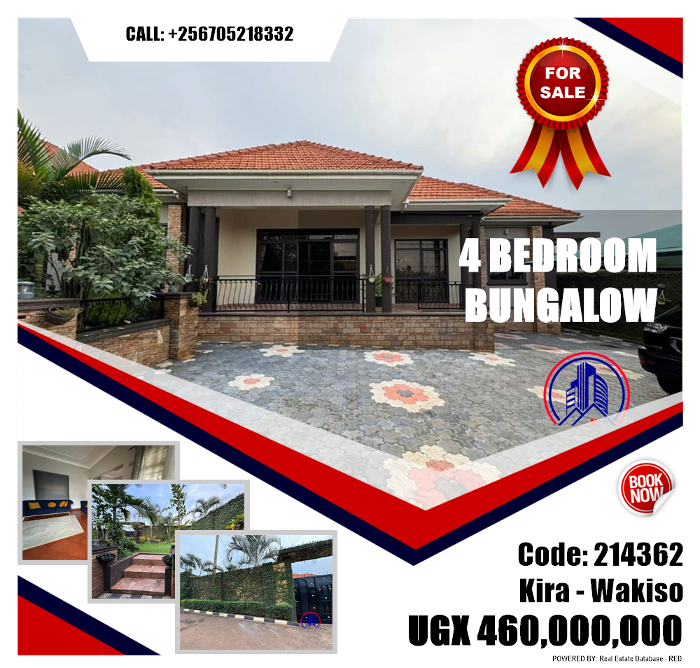 4 bedroom Bungalow  for sale in Kira Wakiso Uganda, code: 214362