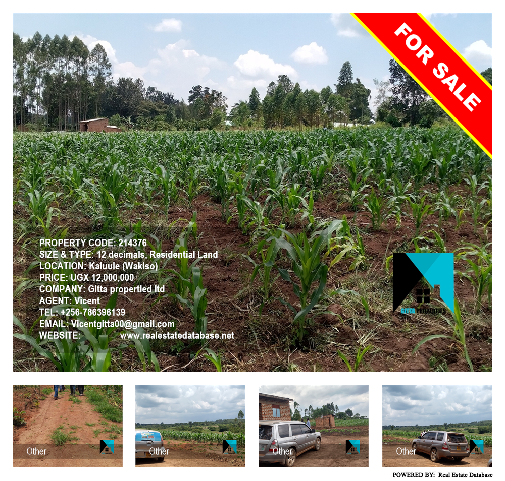 Residential Land  for sale in Kaluule Wakiso Uganda, code: 214376