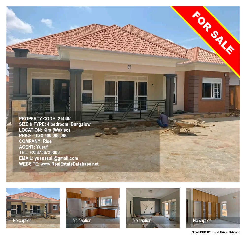 4 bedroom Bungalow  for sale in Kira Wakiso Uganda, code: 214405