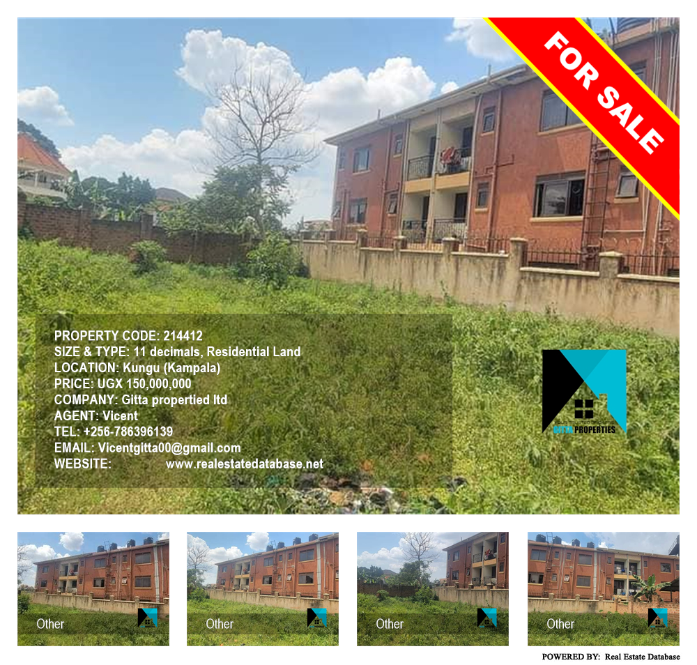 Residential Land  for sale in Kungu Kampala Uganda, code: 214412