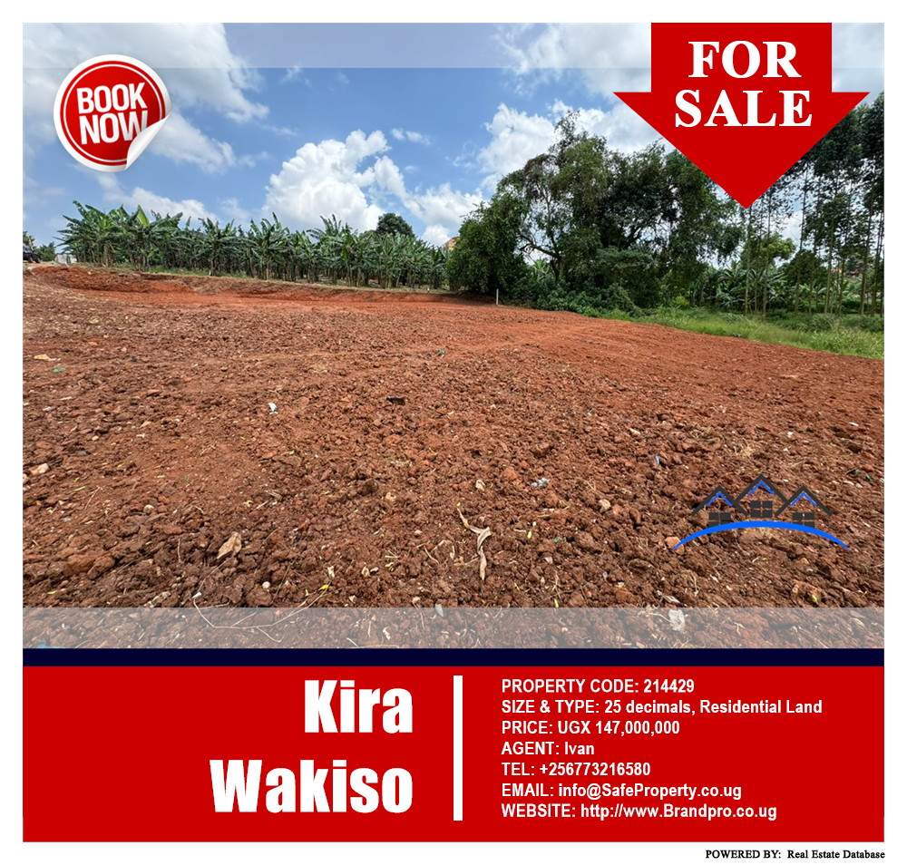 Residential Land  for sale in Kira Wakiso Uganda, code: 214429