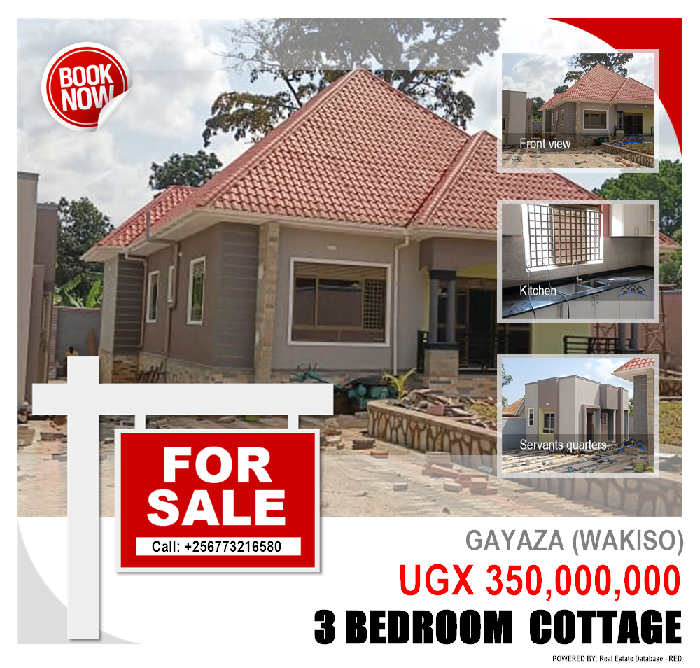 3 bedroom Cottage  for sale in Gayaza Wakiso Uganda, code: 214441