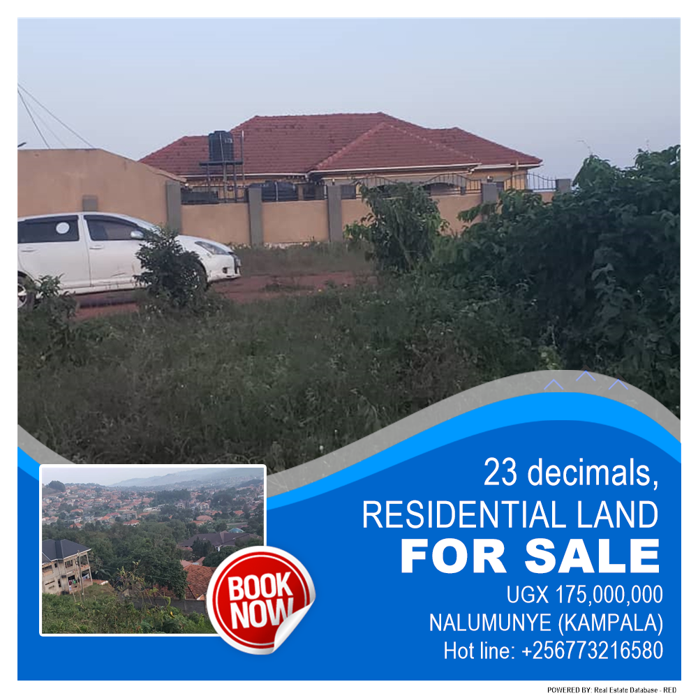 Residential Land  for sale in Nalumunye Kampala Uganda, code: 214491