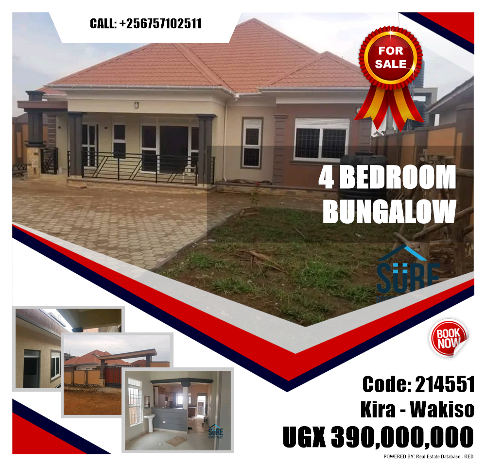 4 bedroom Bungalow  for sale in Kira Wakiso Uganda, code: 214551