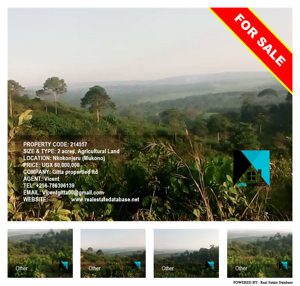 Agricultural Land  for sale in Nkokonjeru Mukono Uganda, code: 214557