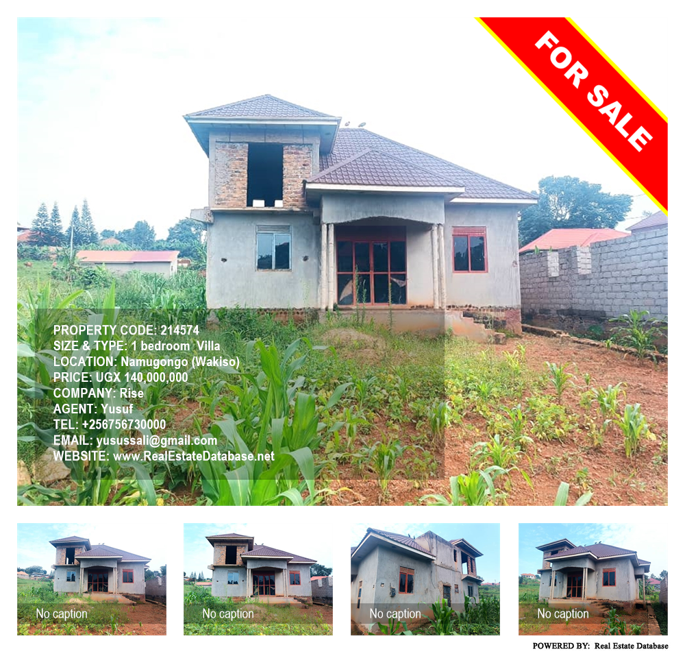 1 bedroom Villa  for sale in Namugongo Wakiso Uganda, code: 214574