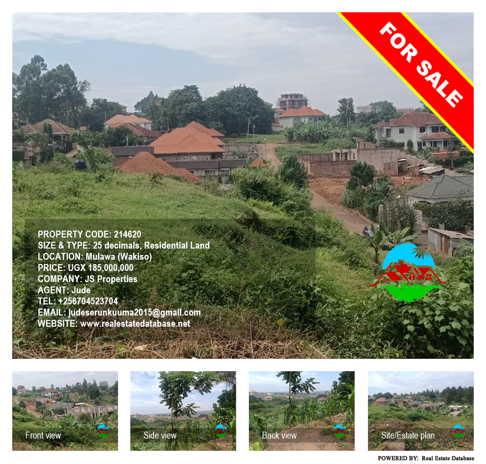 Residential Land  for sale in Mulawa Wakiso Uganda, code: 214620