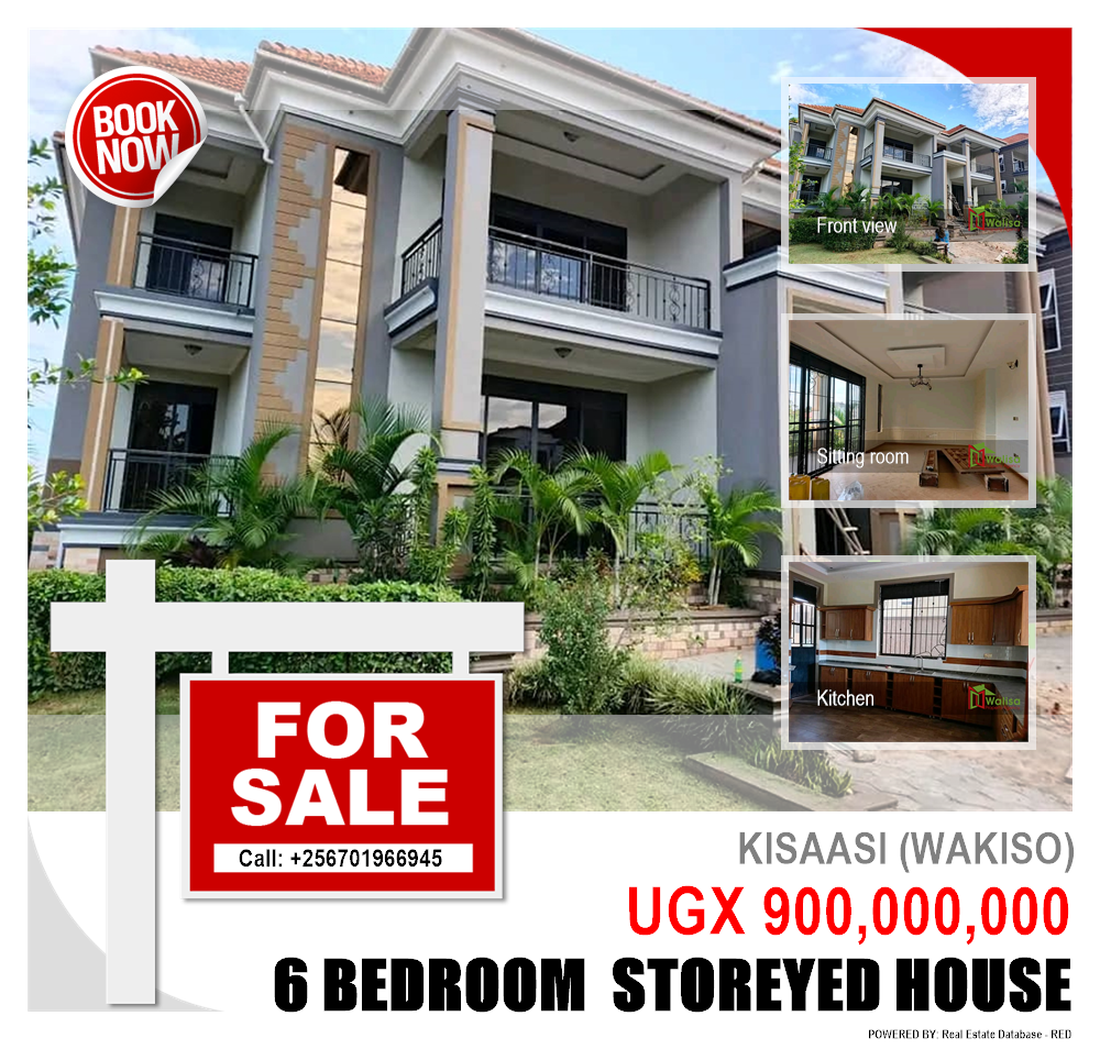 6 bedroom Storeyed house  for sale in Kisaasi Wakiso Uganda, code: 214664